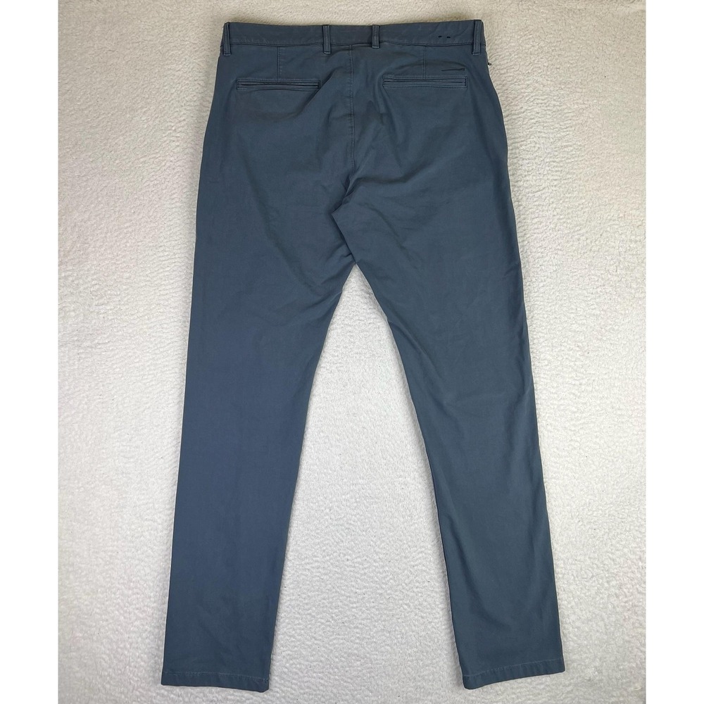 J.Crew Oarsman Pants Mens 34x34 Blue Tech Pant 484 Slim Fit Stretch Chino - Picture 2 of 13